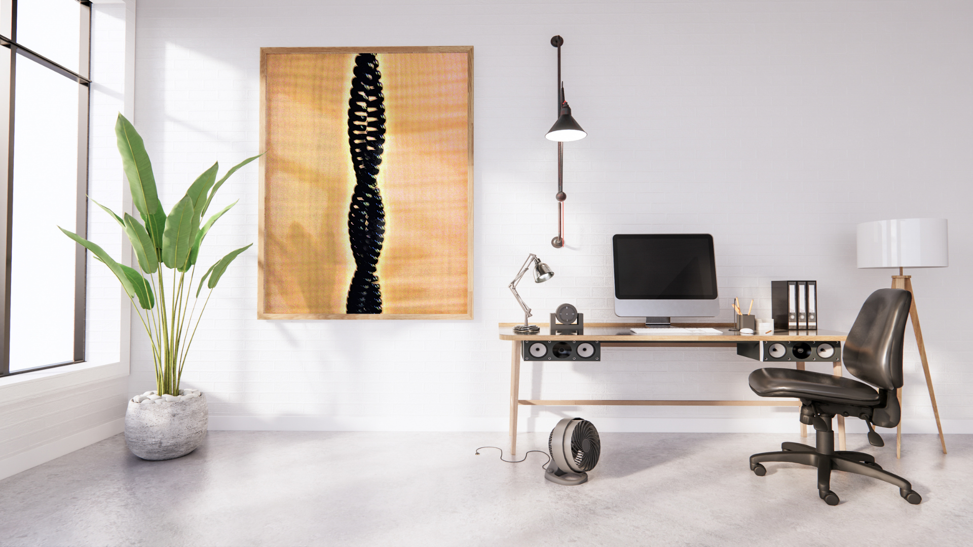DNA of a Coil original abstract contextualised office art modern decor photo print by Blair Montague Drake
